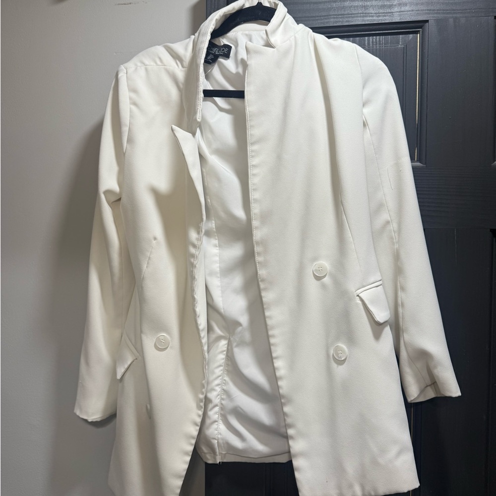 RACHEL ZOE white blazer S - Picture 7 of 10